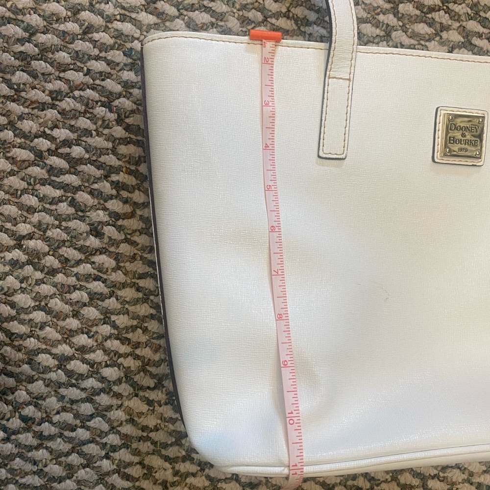 Dooney & Bourke White Tote Bag - Picture 6 of 8